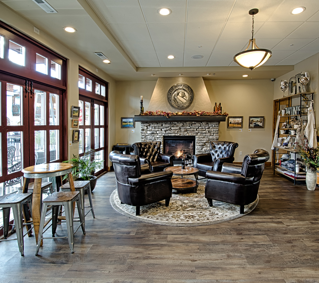 inside a Leavenworth tasting room