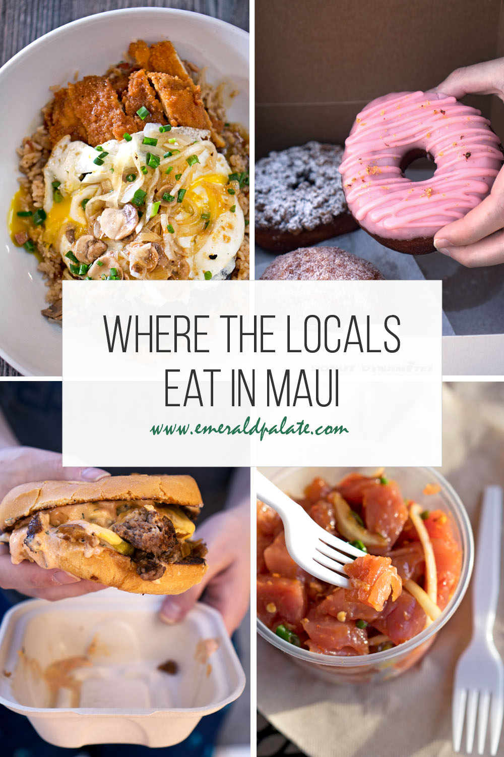 Wondering where do the locals eat in Maui? Use this guide to the best restaurants in Maui. It include both Maui cheap eats and Maui fine dining worth the splurge. If you want to support small businesses in Maui and eat local Hawaiian food, here are the must eats in Maui with all the best Maui food!