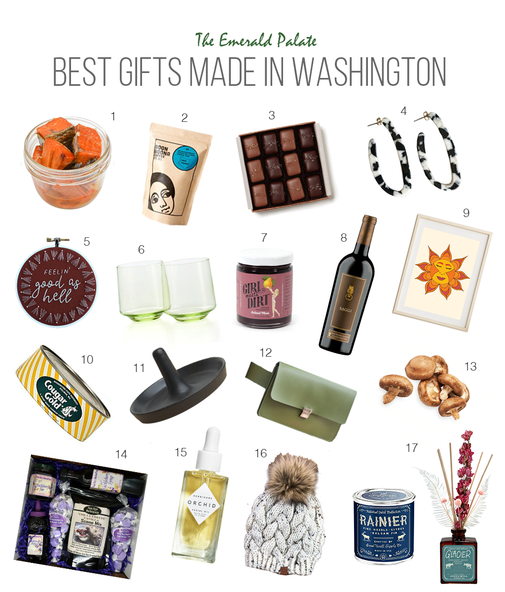 all the best gifts made in Washington state