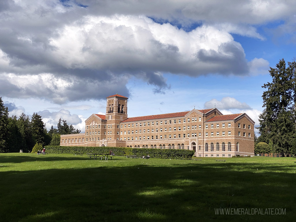 Historic monastery hotel at St Edward State Park in Washington