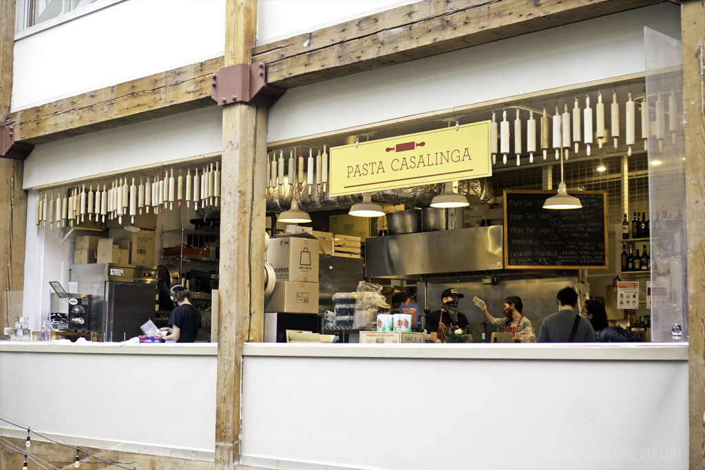 Pasta Casalinga, one of the best Pike Place Market restaurants