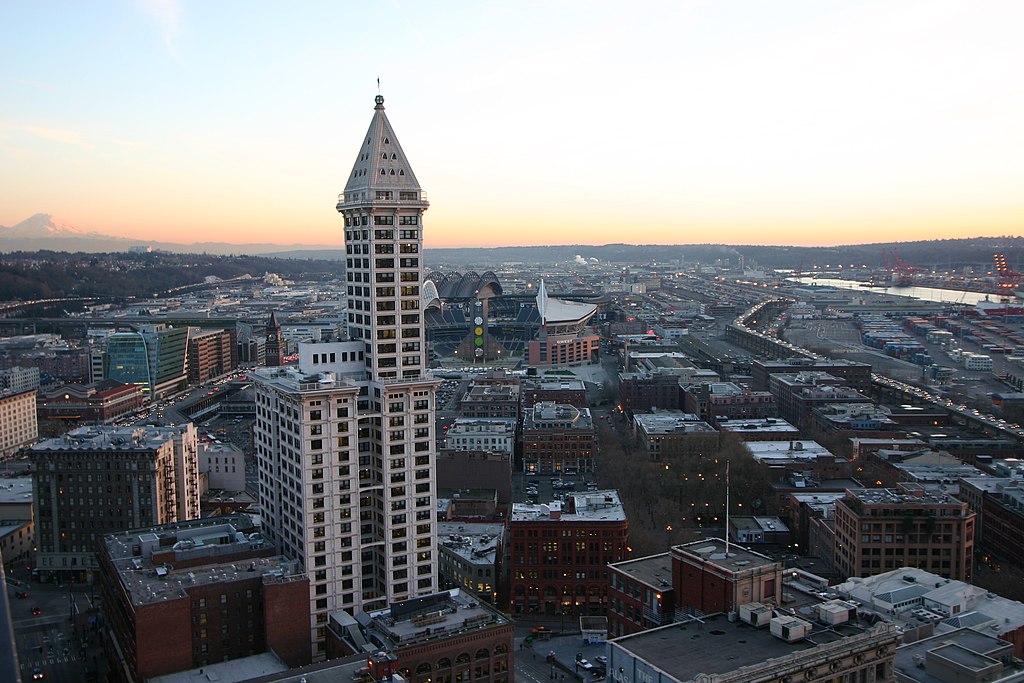 Fun facts about Seattle: The Great Fire burned down Pioneer Square, so the present day neighborhood is built on top of the rubble