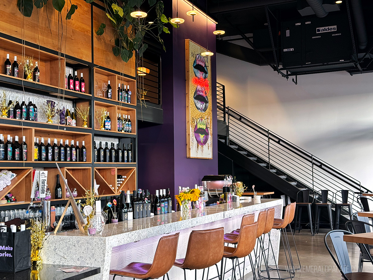 Evoke Winery tasting room, one of the best things to do in Vancouver WA
