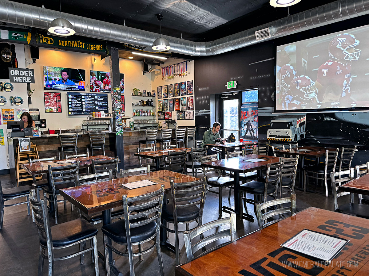 inside Victor 23 Brewing in Vancouver WA