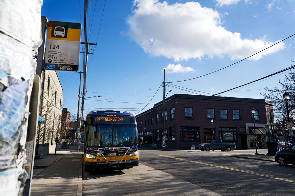 Seattle bus, one of the best ways to get around on a Seattle 3-day itinerary