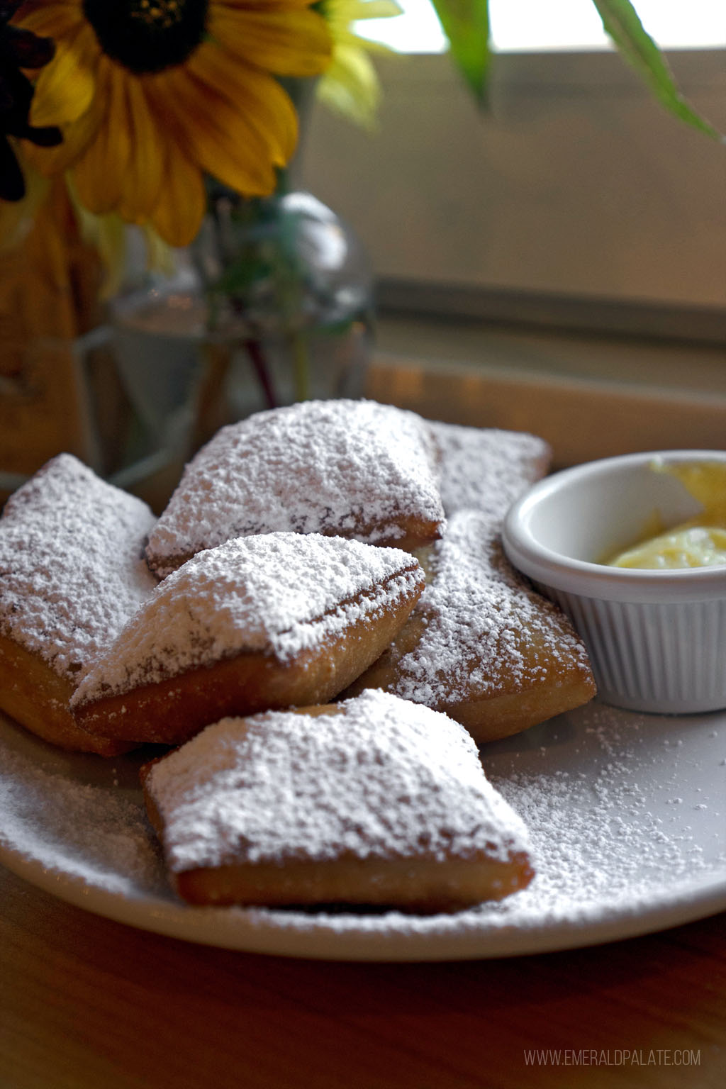 pillowy beignets covered in powdered sugar, one of the best things to do in Vancouver WA