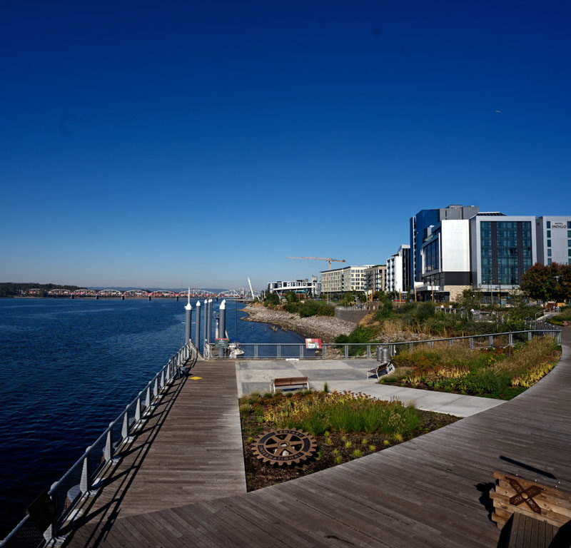 Waterfront park along the Columbia River, one of the best things to do in Vancouver, WA