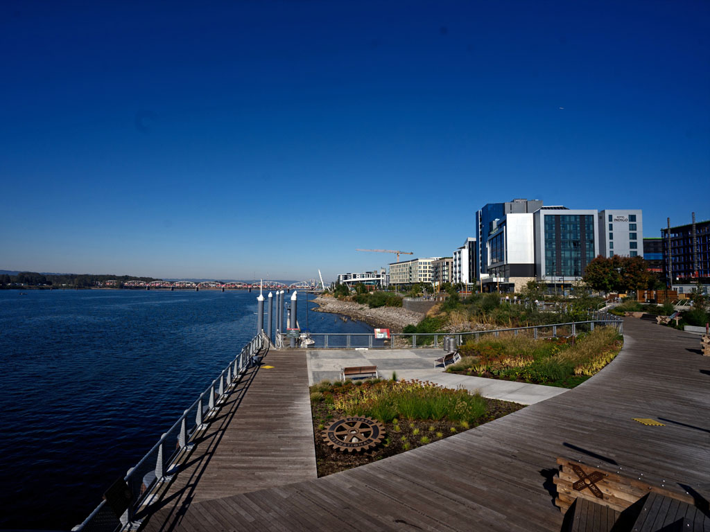 Waterfront park along the Columbia River, one of the best things to do in Vancouver, WA