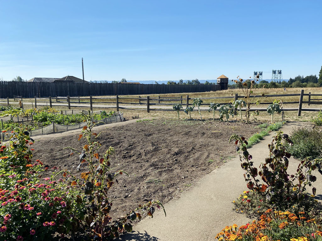 garden at Fort Vancouver, WA