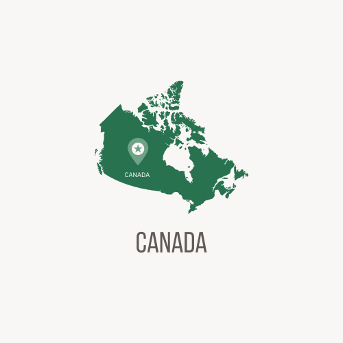 Illustration of the country of Canada