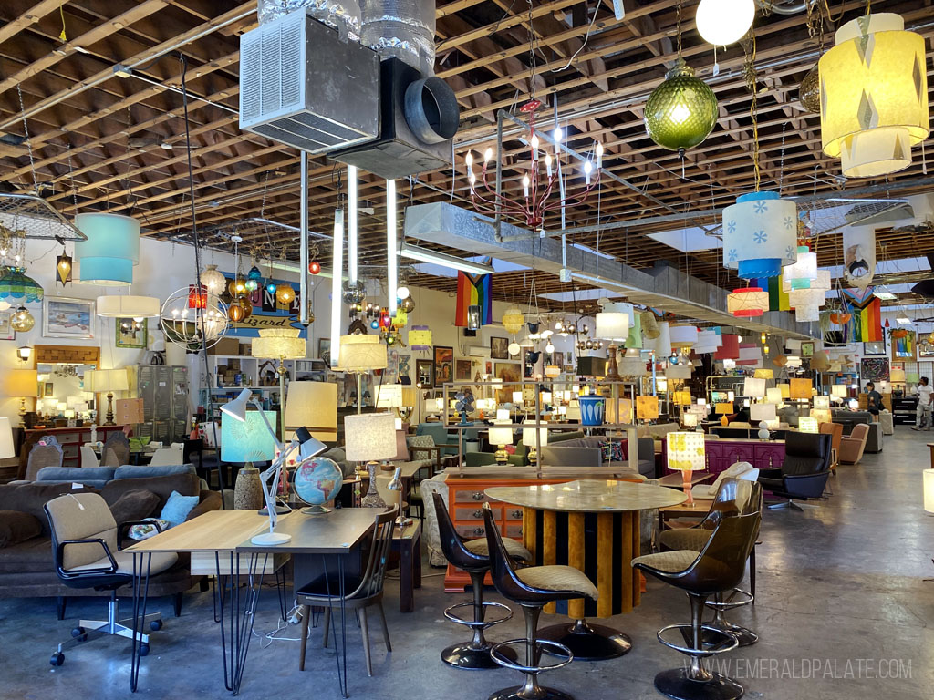 Lounge Lizard, a great PDX antique shop for lighting