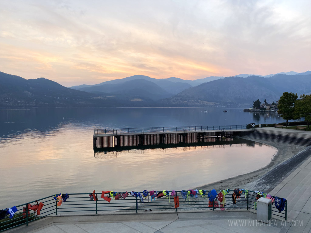 Lake Chelan at sunset