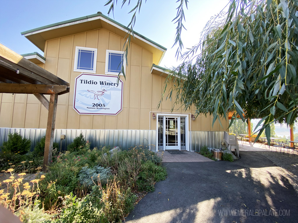 Tildio Cellars, one of the best wineries in Lake Chelan WA