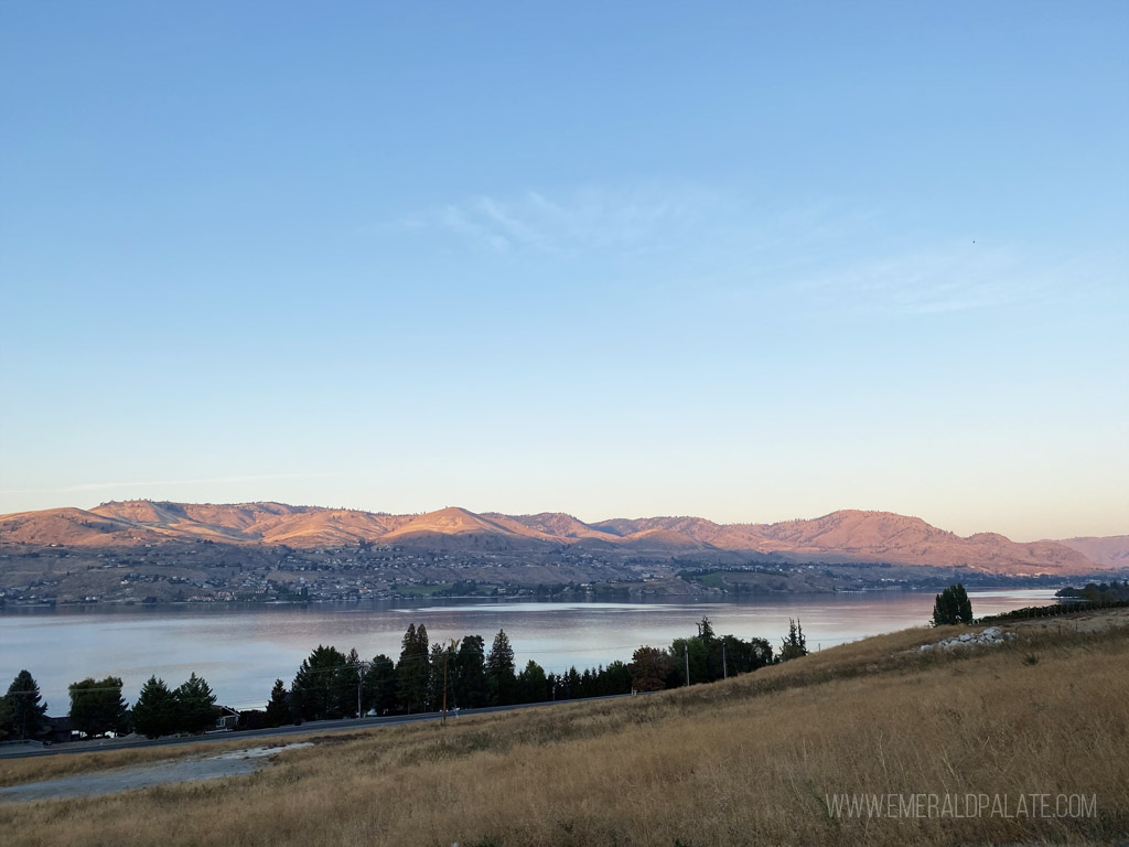 Lake Chelan at golden hour