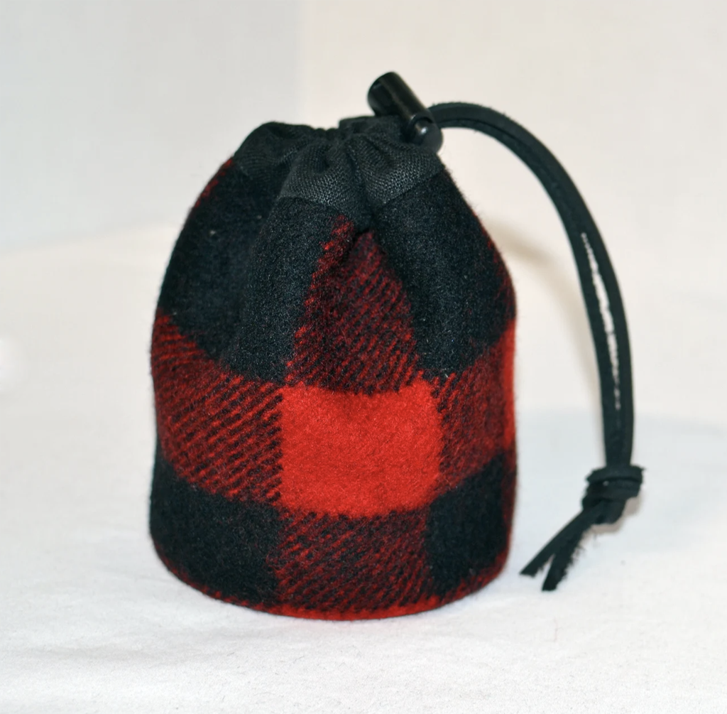 Buffalo check wool camera bag lens, the perfect gift for travelers