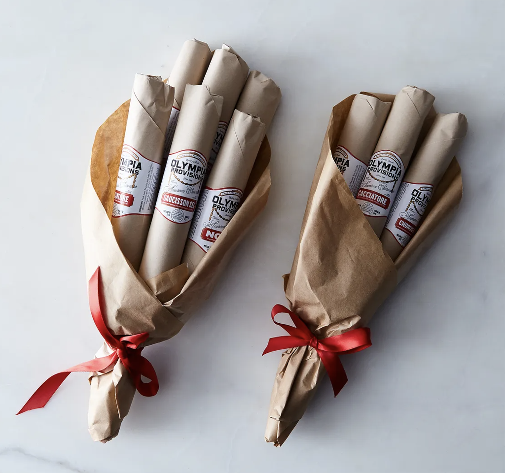 bouquet of salami, one of the most unique made in Oregon gifts