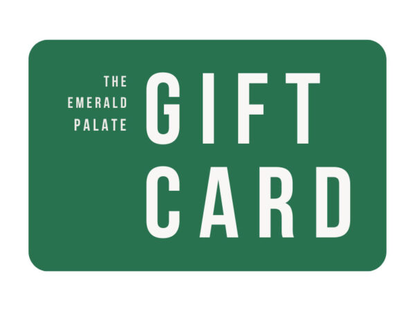 The Emerald Palate gift card for travel planning services and self-guided Seattle food tours