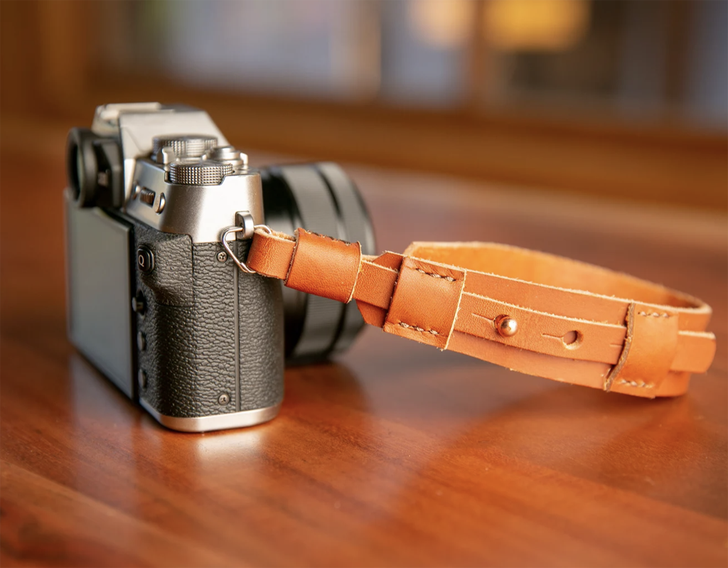 leather camera wrist strap, a unique travel gifts