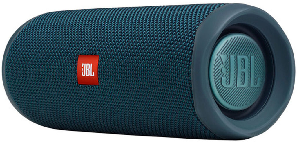 blue Bluetooth speaker