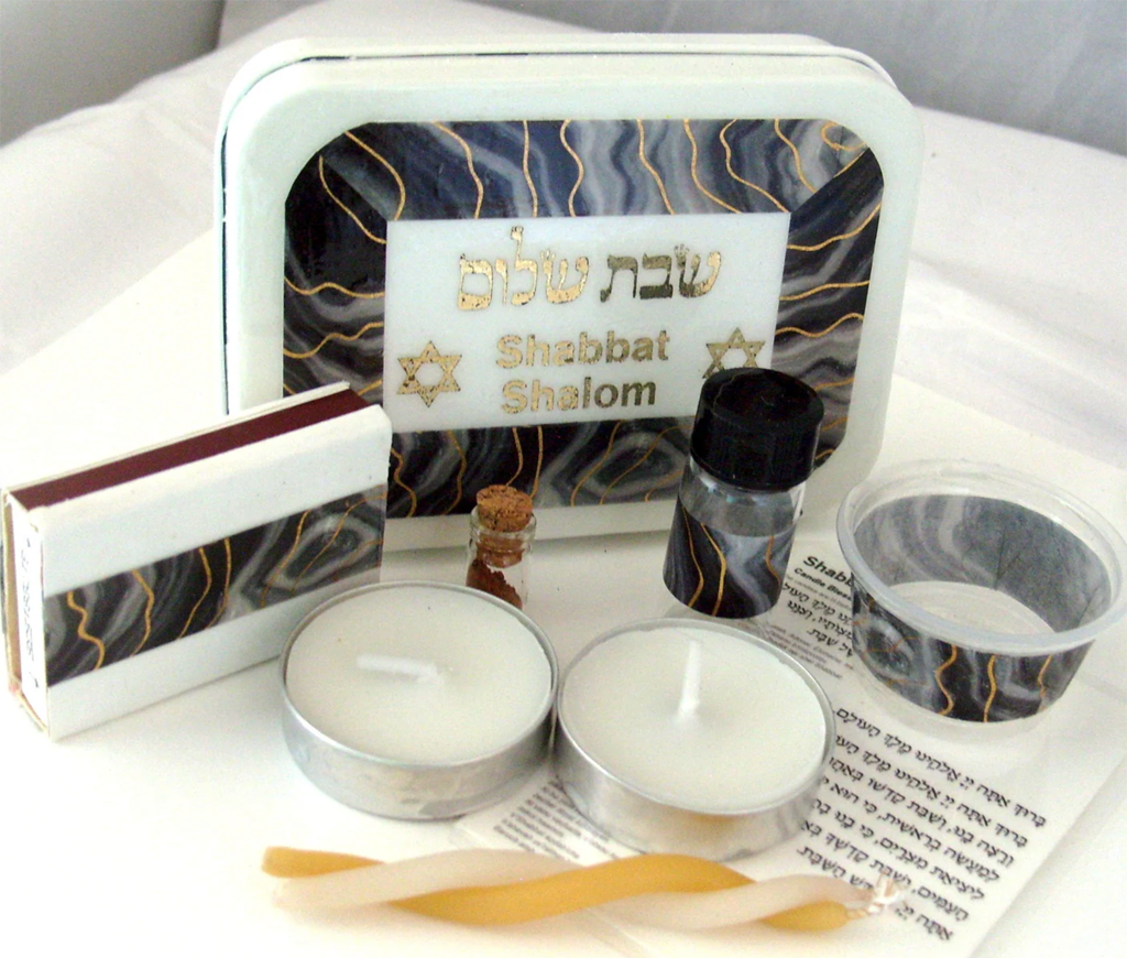 Shabbat travel set, unique travel gifts for Chanukah