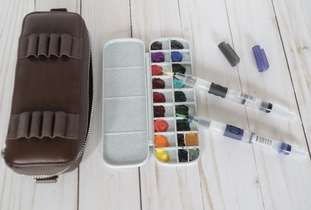 travel watercolor paint set