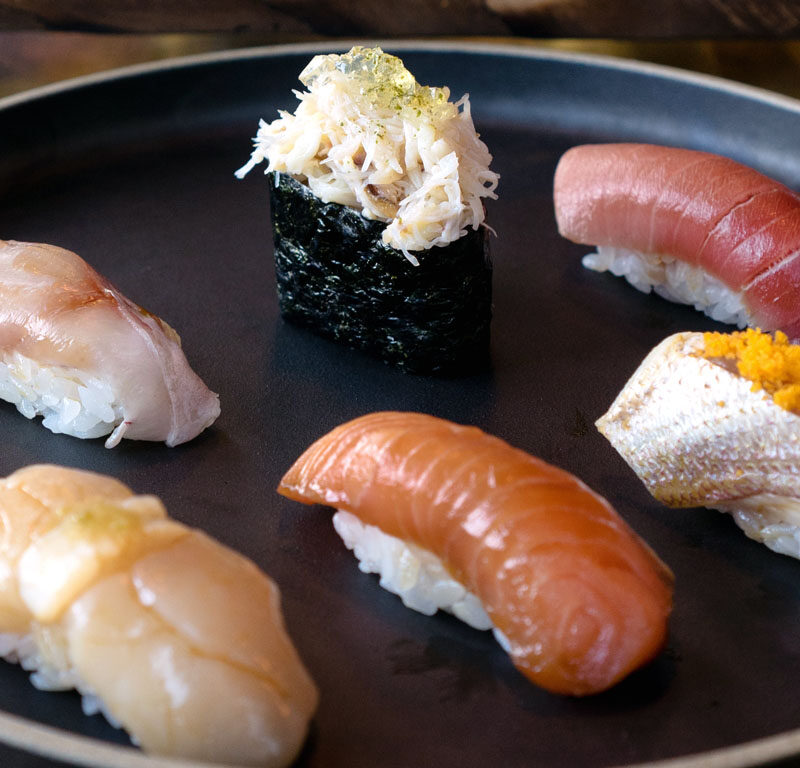 fancy platter of nigiri from one of the best Seattle sushi restaurants