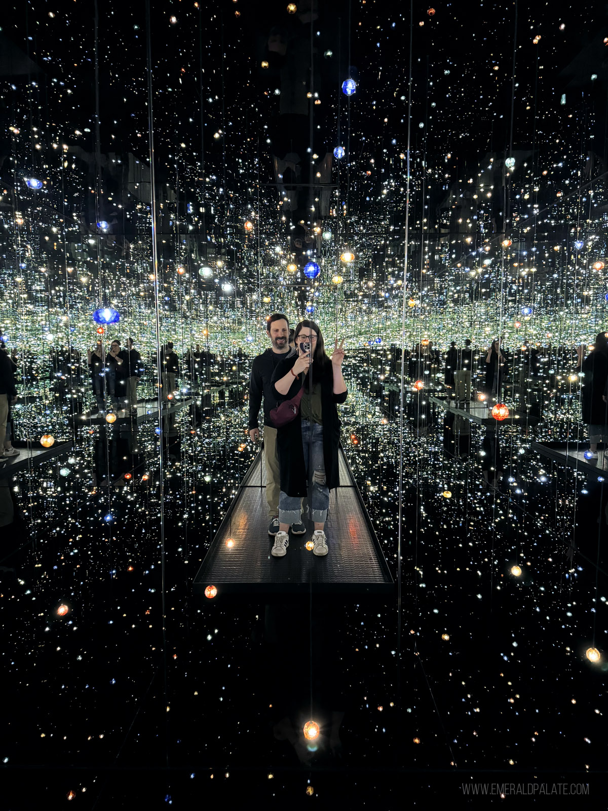 Infinity Mirrors exhibit at The Broad Museum in LA