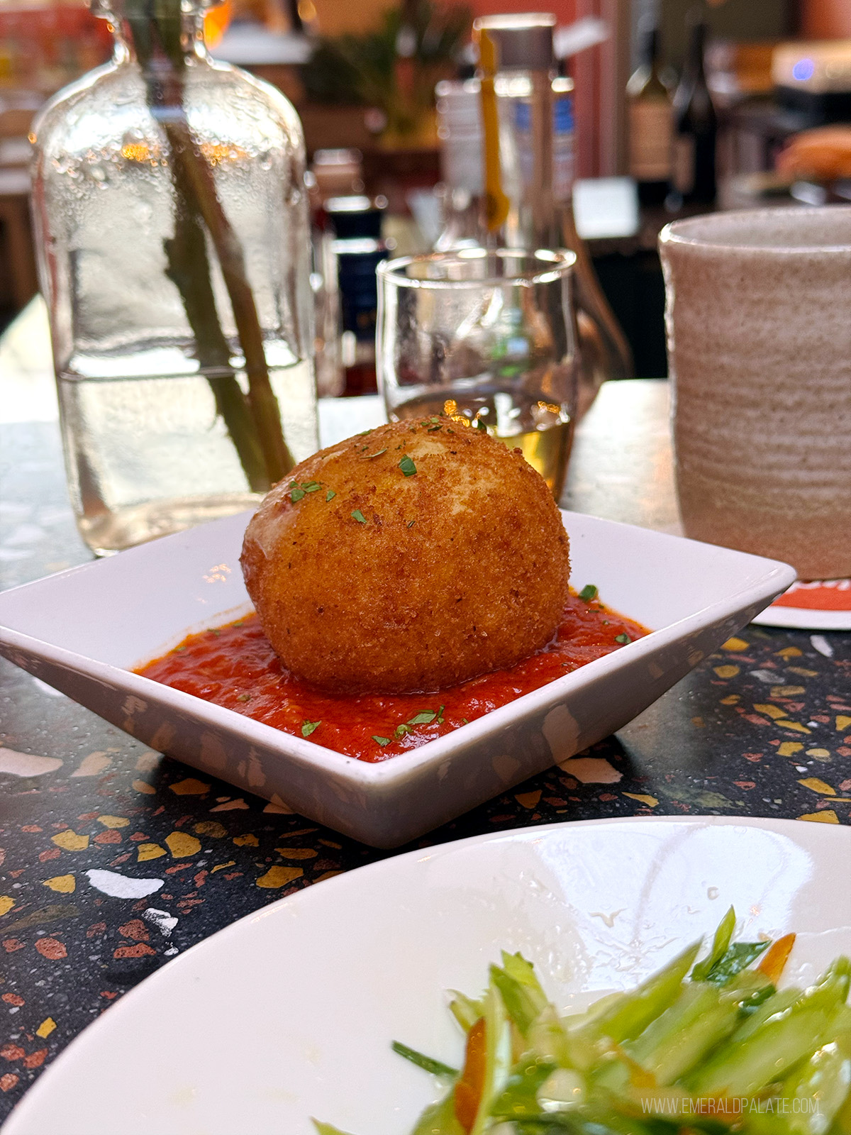 arancini from one of the best Seattle Italian restaurants