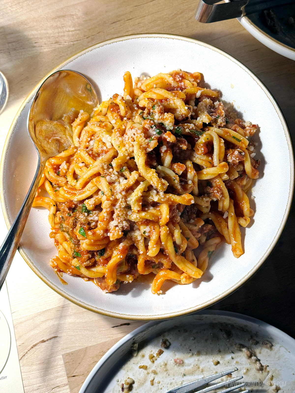 pasta from one of the best Italian restaurants in Seattle