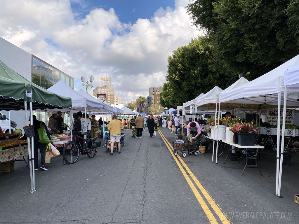 Hollywood Farmers Market, a must see during your 4 day Los Angeles itinerary