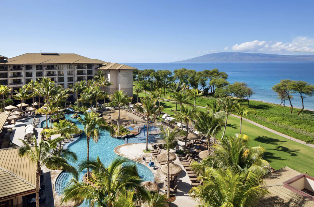 aerial view of the Westin Nanea, one of the best places to stay in Maui