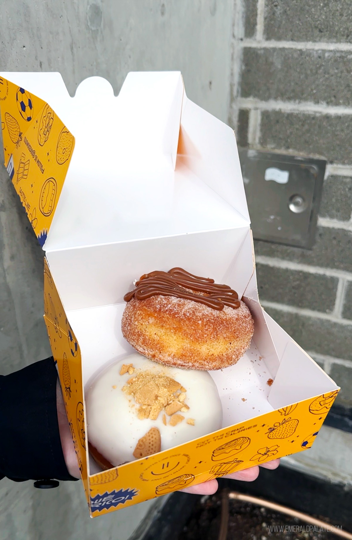 box of 2 doughnuts in Seattle