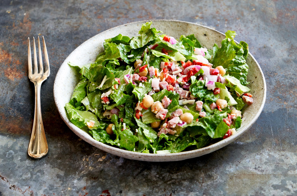 chopped Italian salad, one of the best salads in Seattle