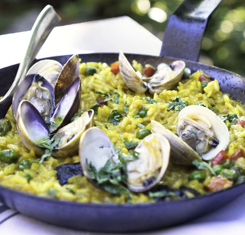 paella from one of the five-star restaurants in Seattle