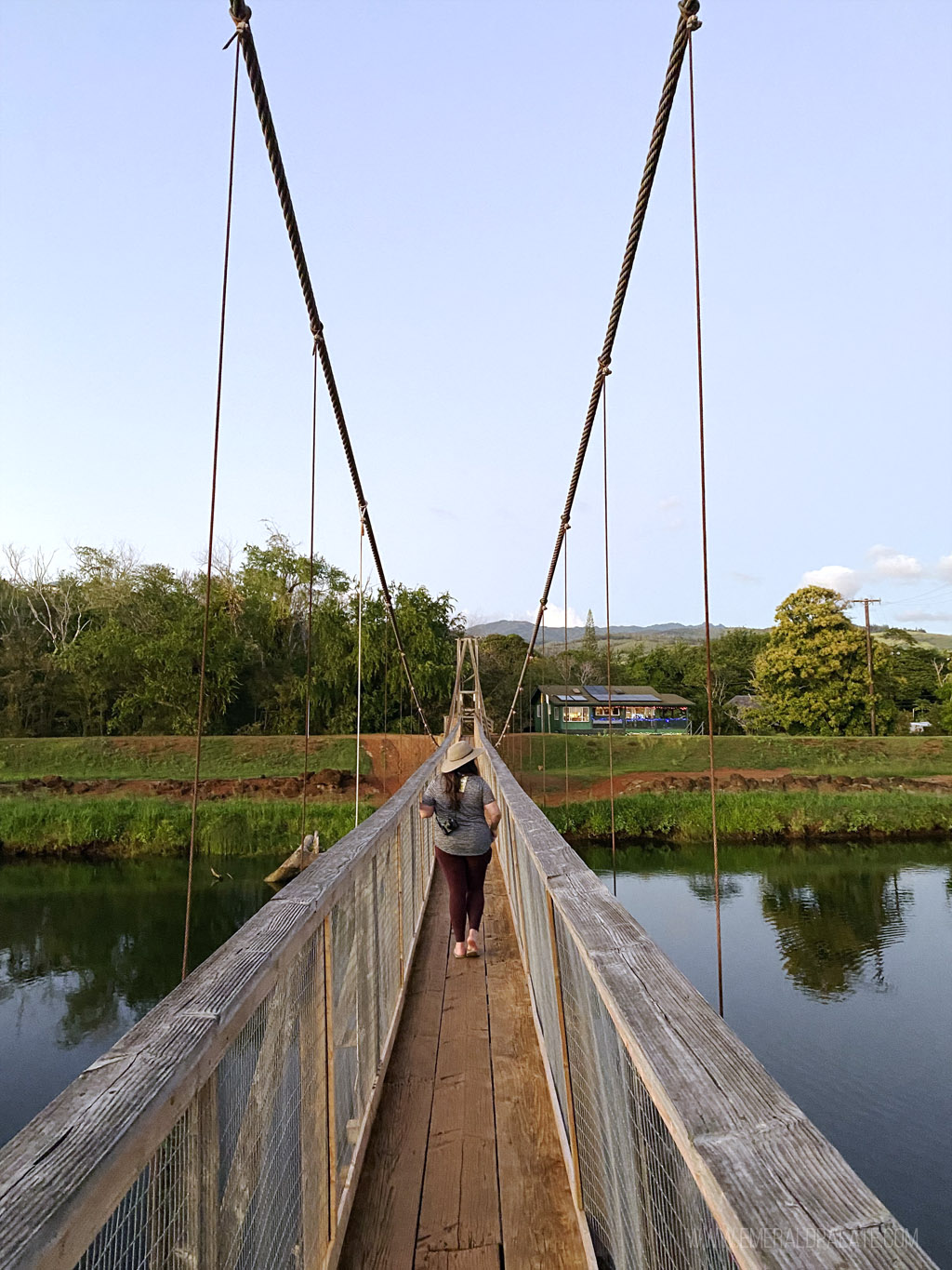 swinging bridge in Kauai you should add to your itinerary