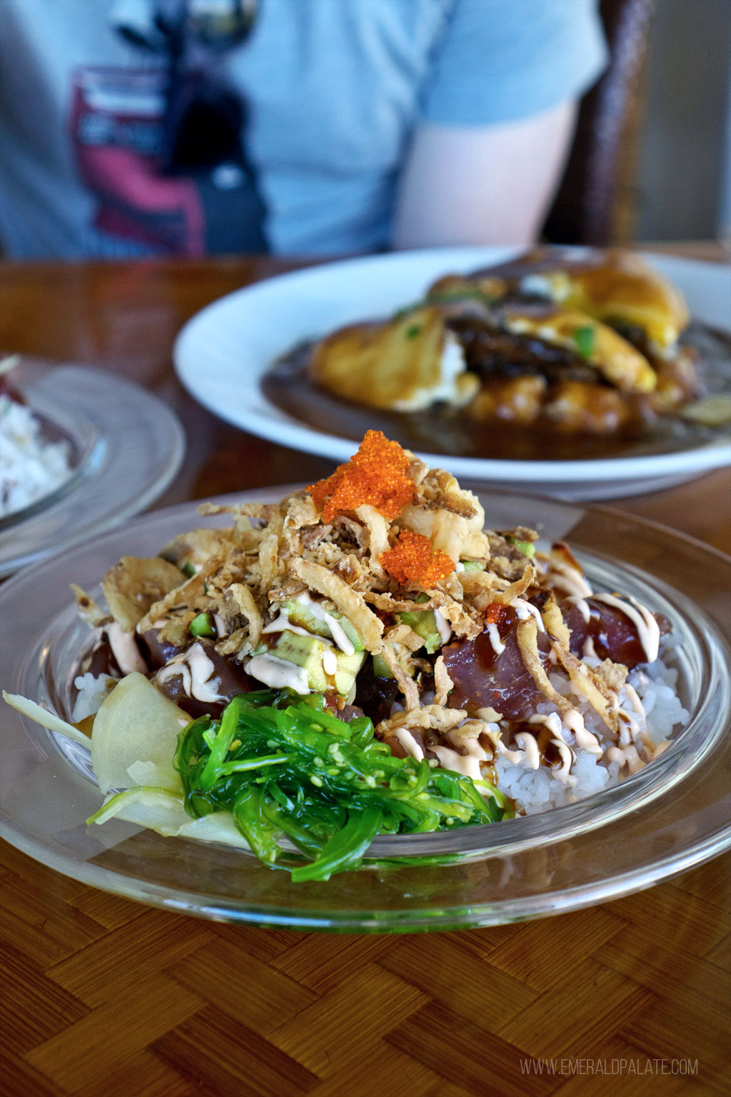 Hawaiian poke from a Kauai restaurant