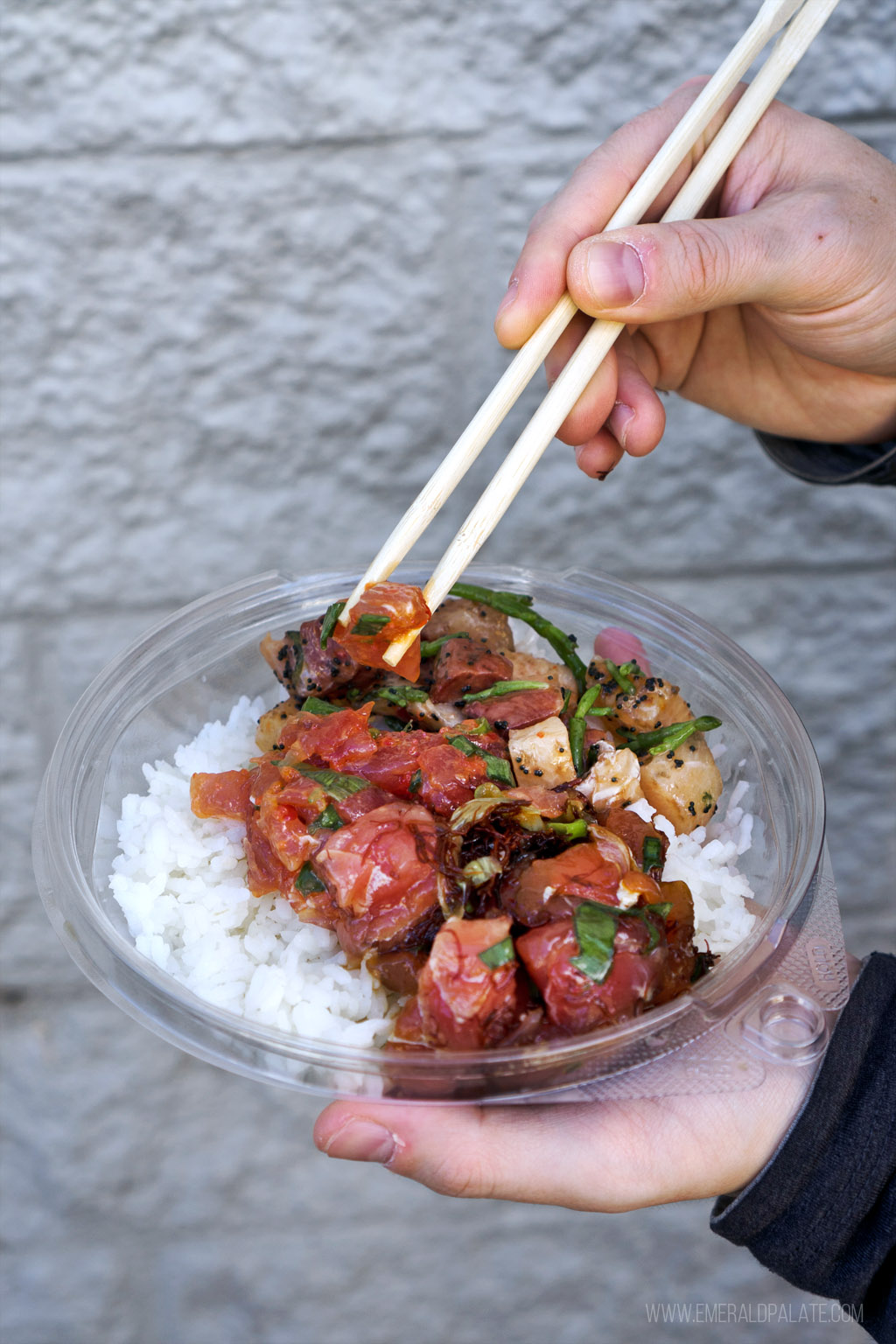 poke bowl from Kauai