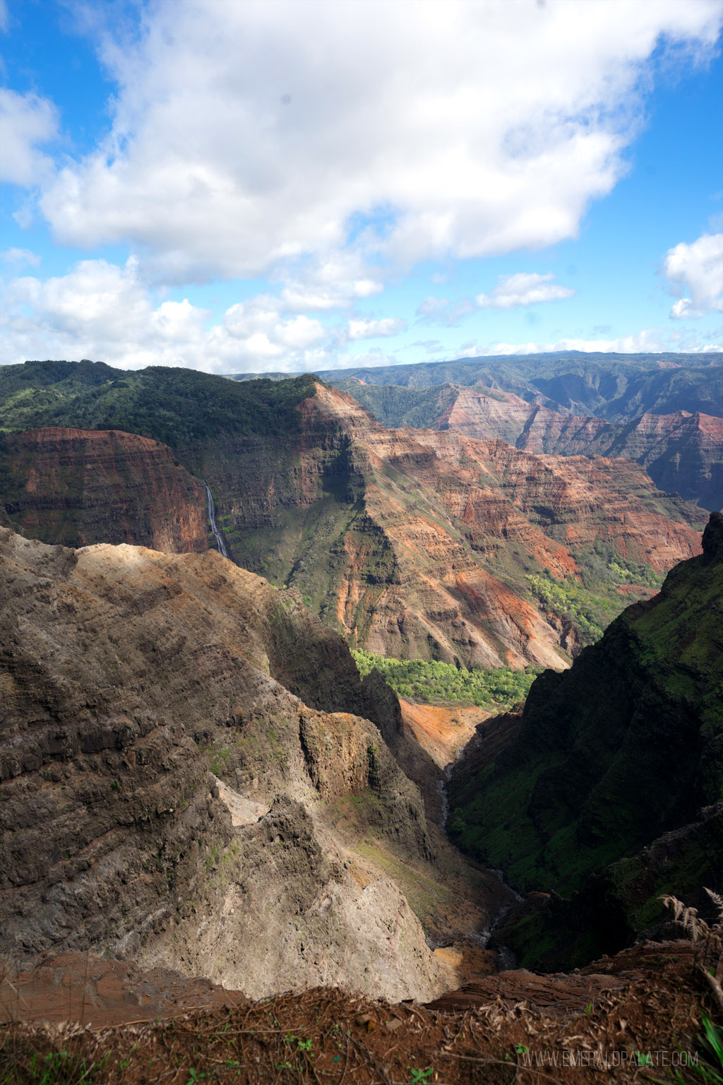 view of Waimea Canyon, a must do on any Kauai itinerary