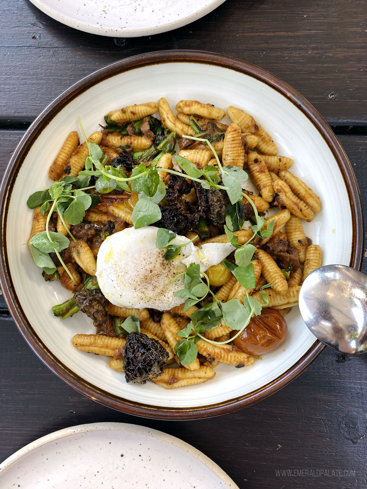 bowl of homemade cavatelli from one of Vancouver's best restaurants