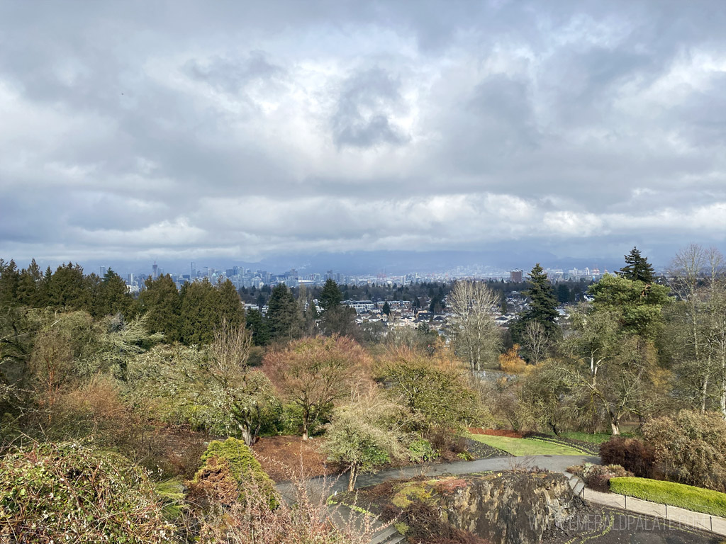 downtown Vancouver BC from Queen Elizabeth Park