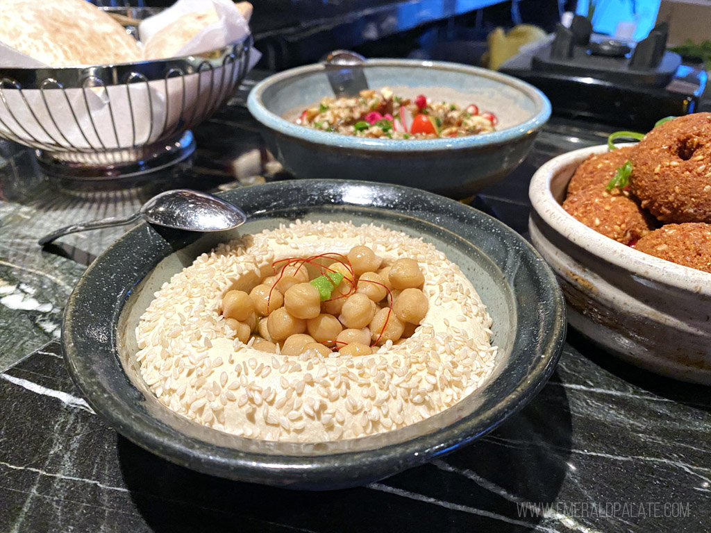 hummus and other Levant food 