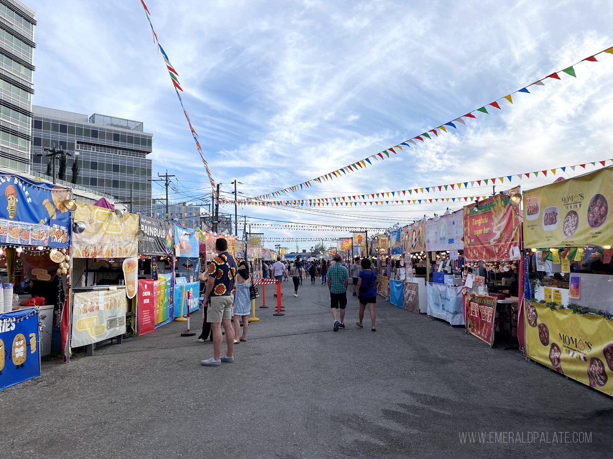 Richmond Public Night Market, one of the best things to do in Vancouver BC