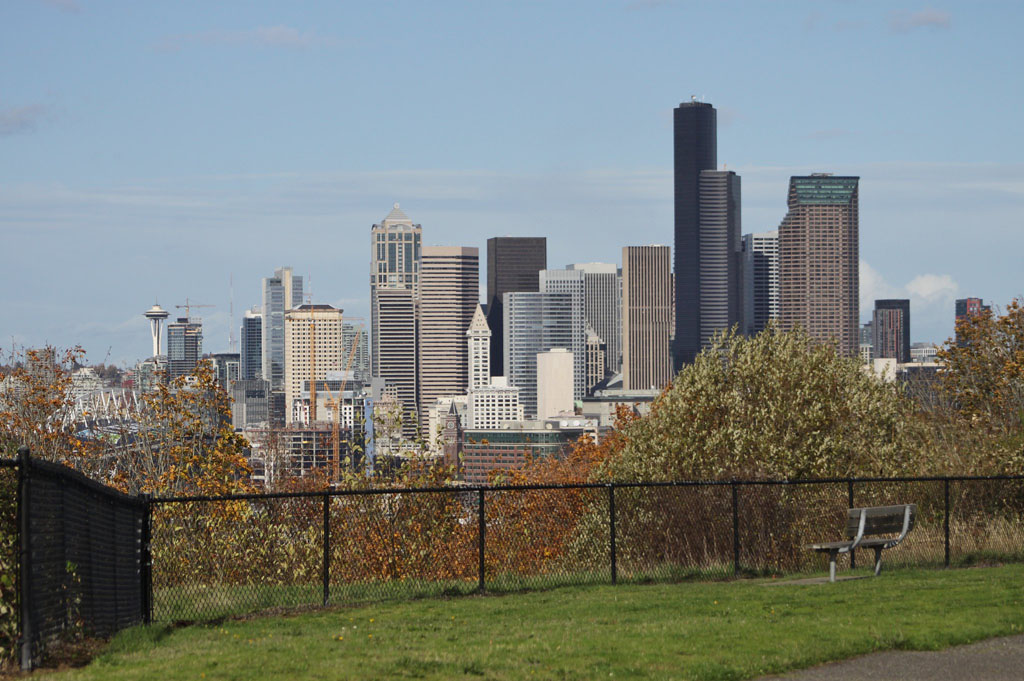 View of downtown Seattle skyline