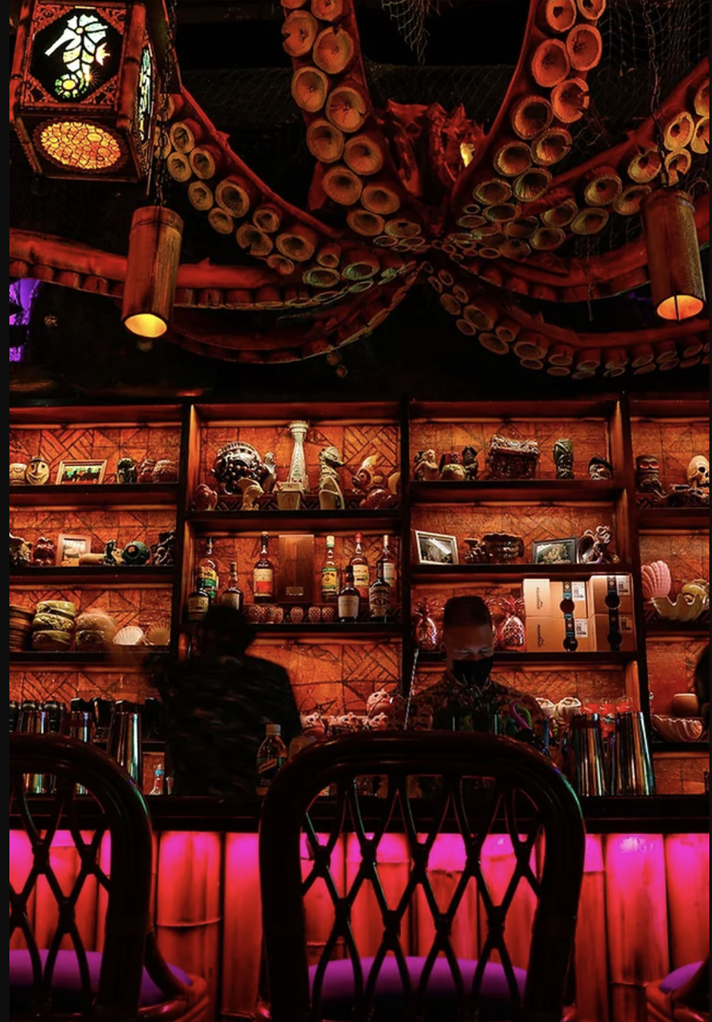 Inside Passage, a tropical themed bar