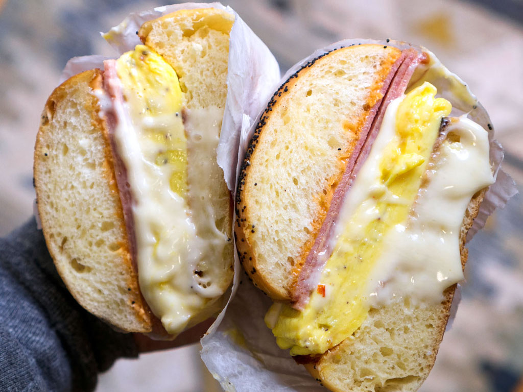 taylor ham, egg, and cheese sandwich from where to eat breakfast in Seattle