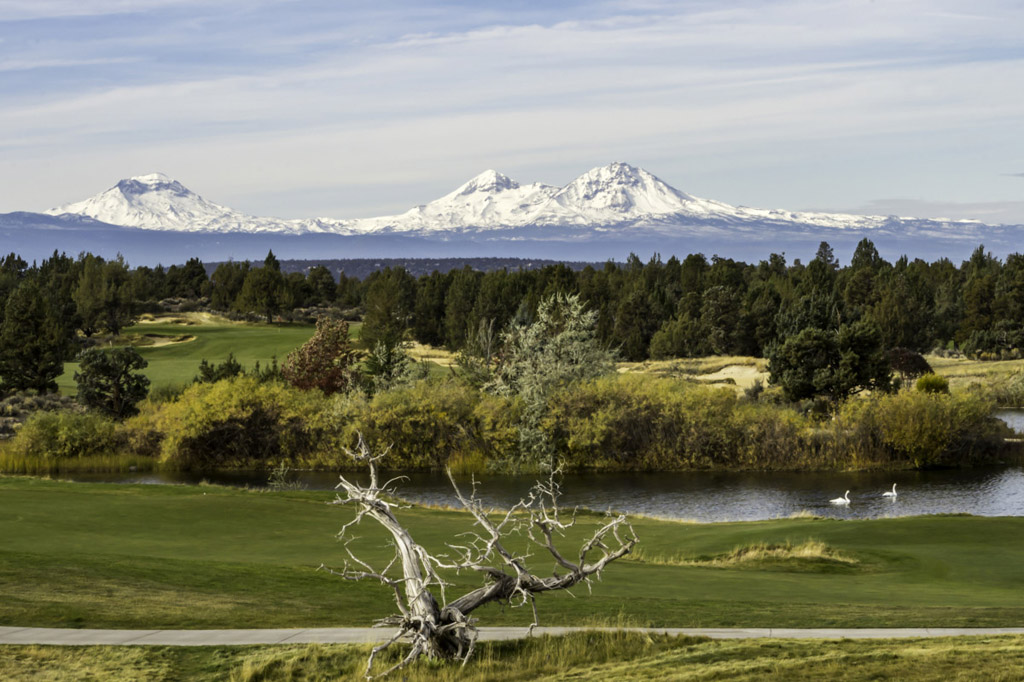 golf course at a PNW resort