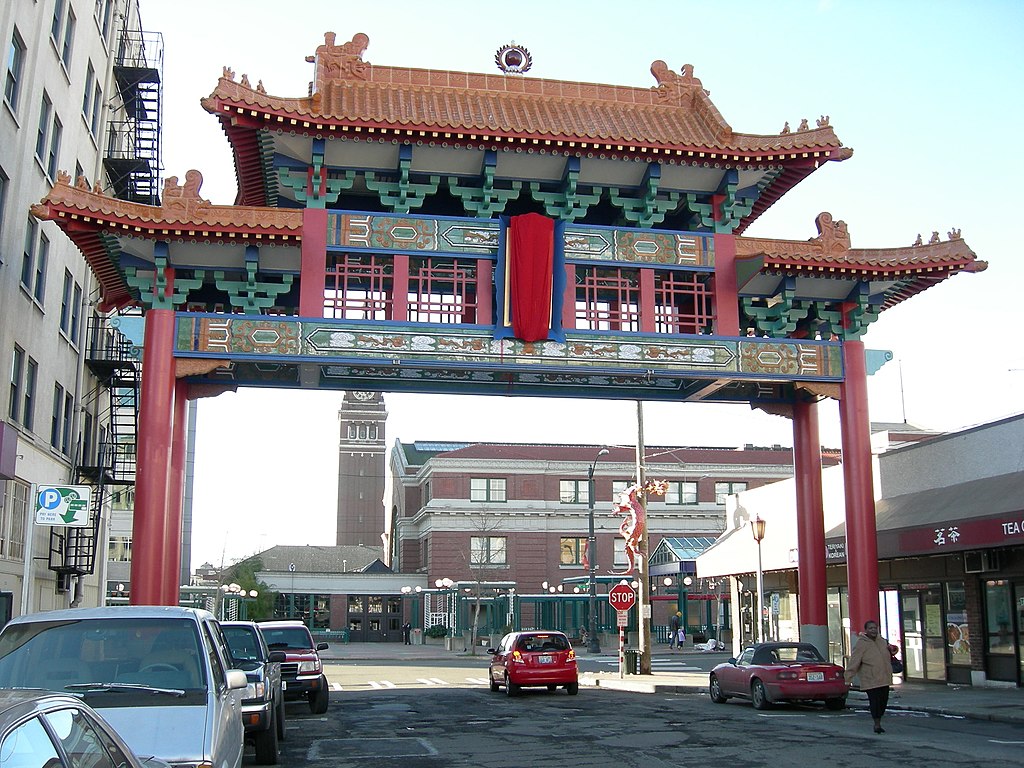 Seattle Chinatown International District entry gate