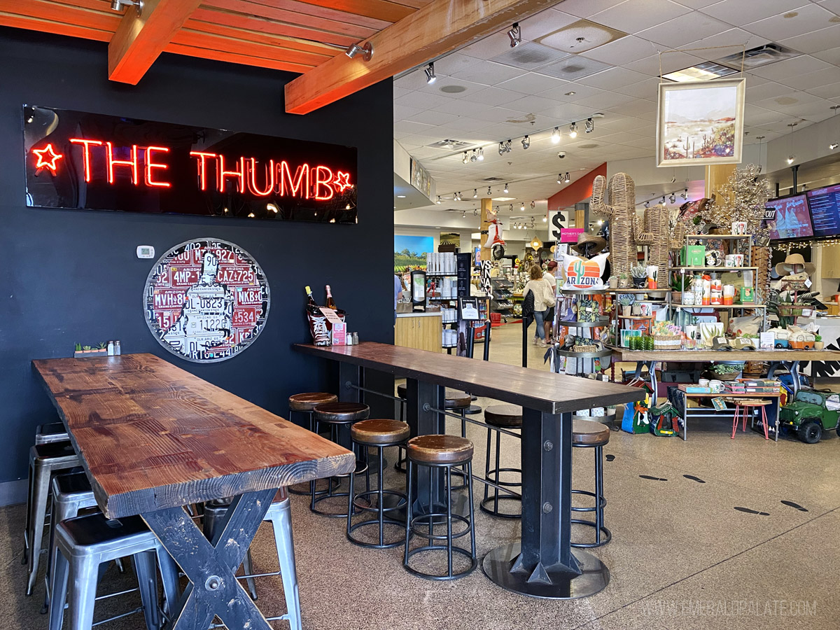 The Thumb, a unique Arizona restaurant in a gas station