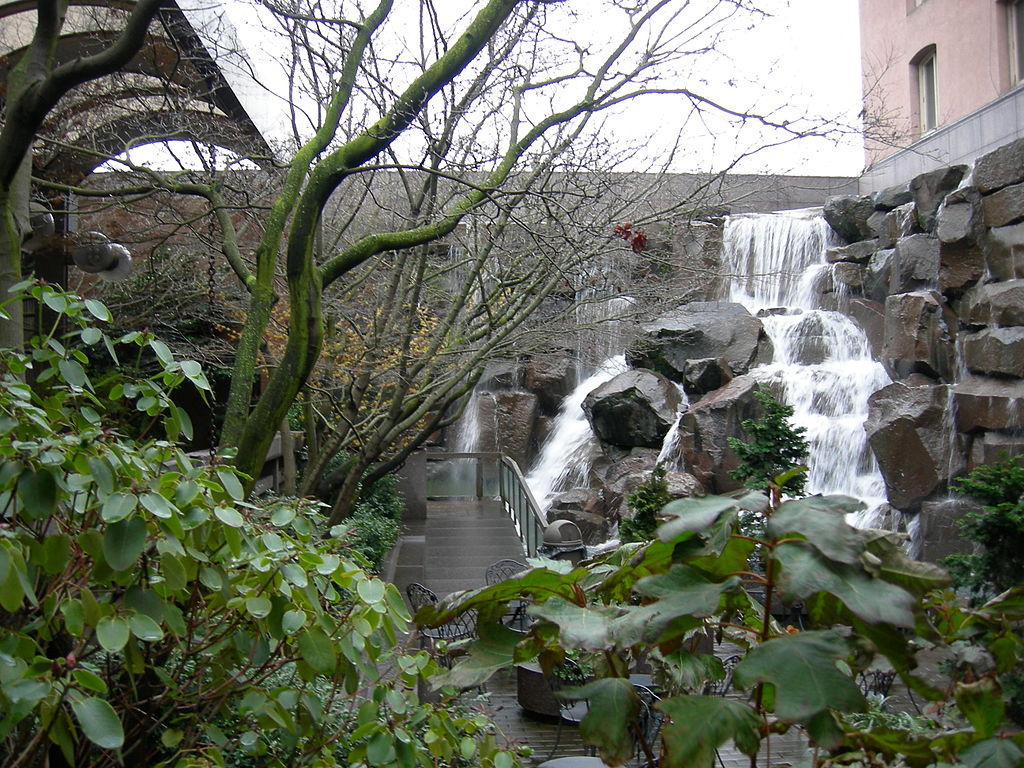 Waterfall Garden Park, one of the hidden gems in Seattle