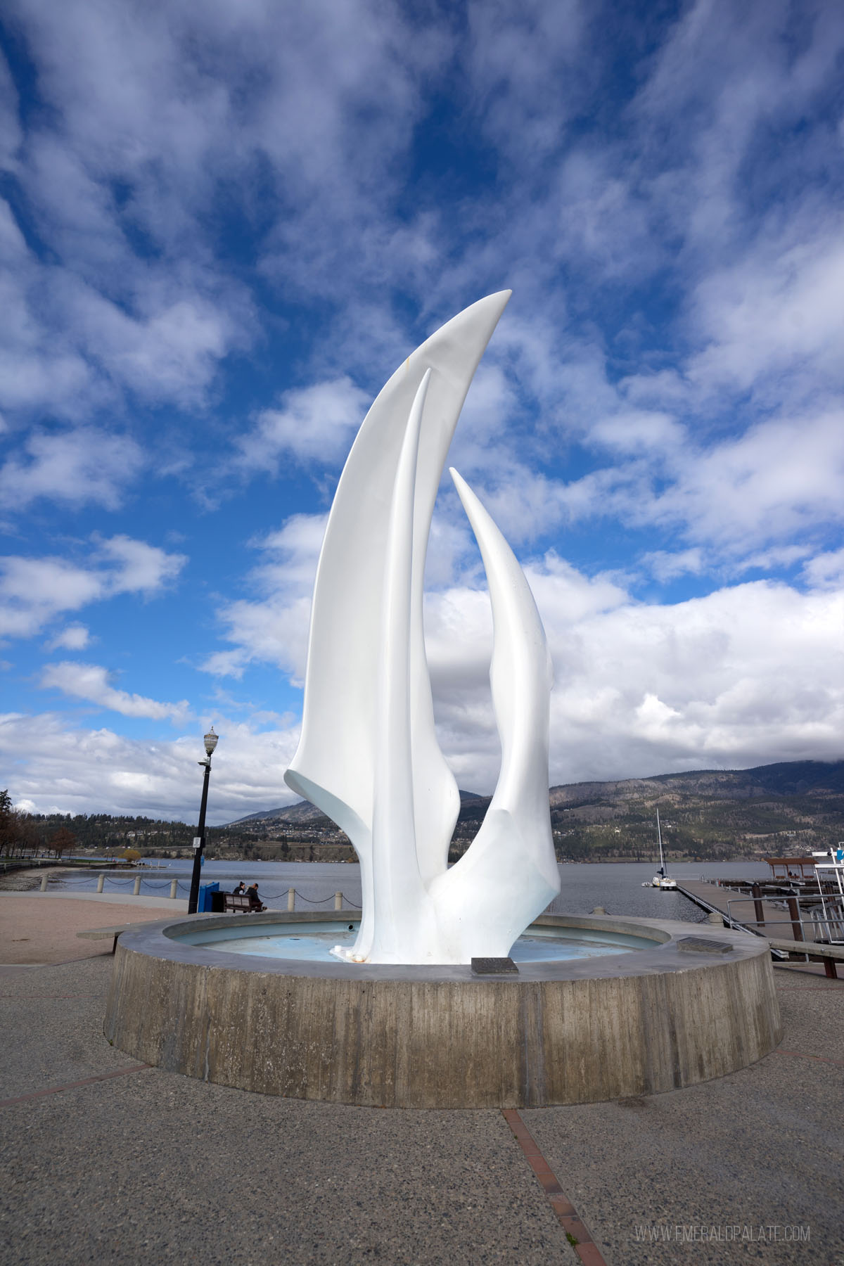 public art structure in downtown Kelowna, British Columbia